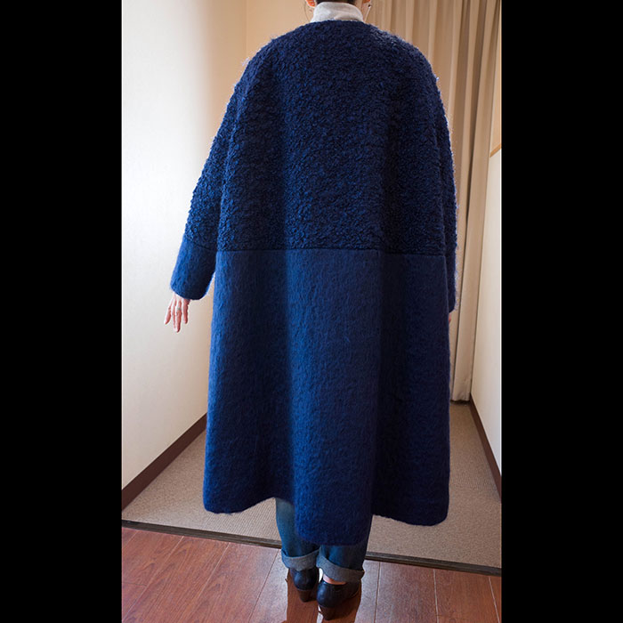 ミナペルホネン sweet sheep コート ＃navy（VA 6552 NV） | Lin total
