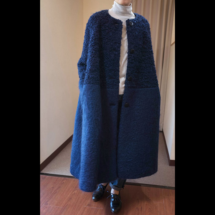 minaperhonen ミナペルホネン sweet sheepコート 40 ミナペルホネン mina perhonen sweet sheep スウィートシープ ロングコート