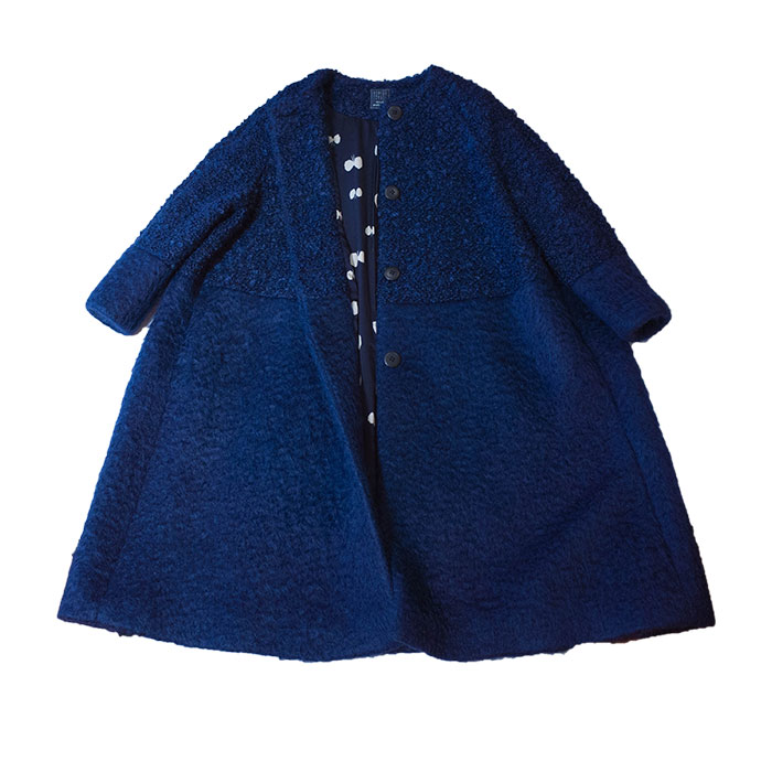 ミナペルホネン sweet sheep コート ＃navy（VA 6552 NV） | Lin total