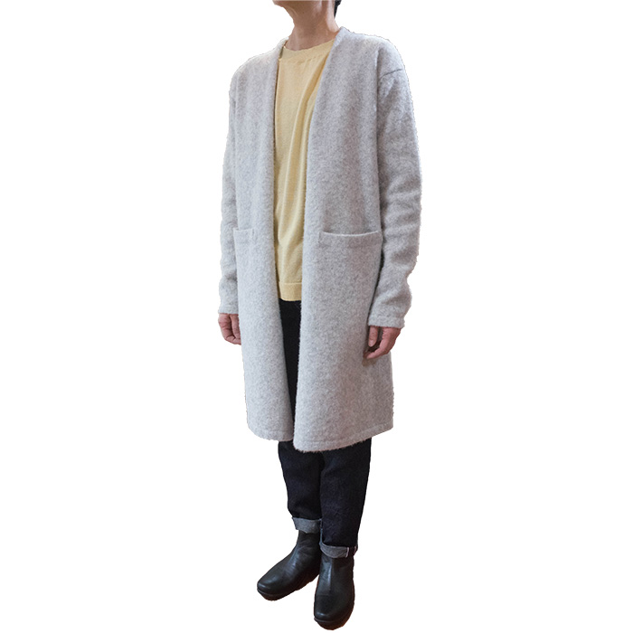 si-m [スィーム] ロングカーディガン #l,gray | Lin total fashion  