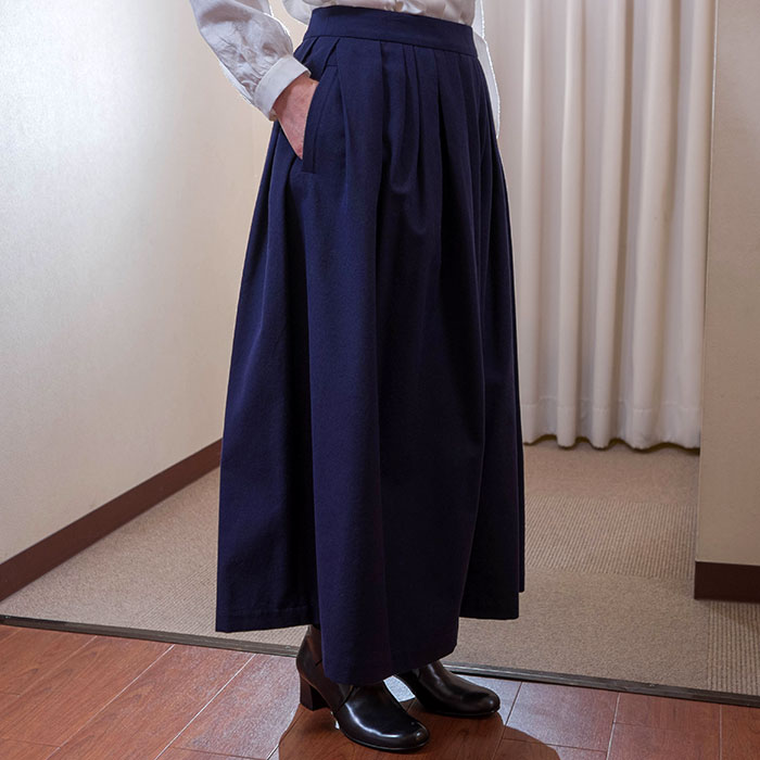 ミナペルホネン　rytmi パンツ ミナペルホネンrytmiパンツ＃navy | Lin total fashion place blog