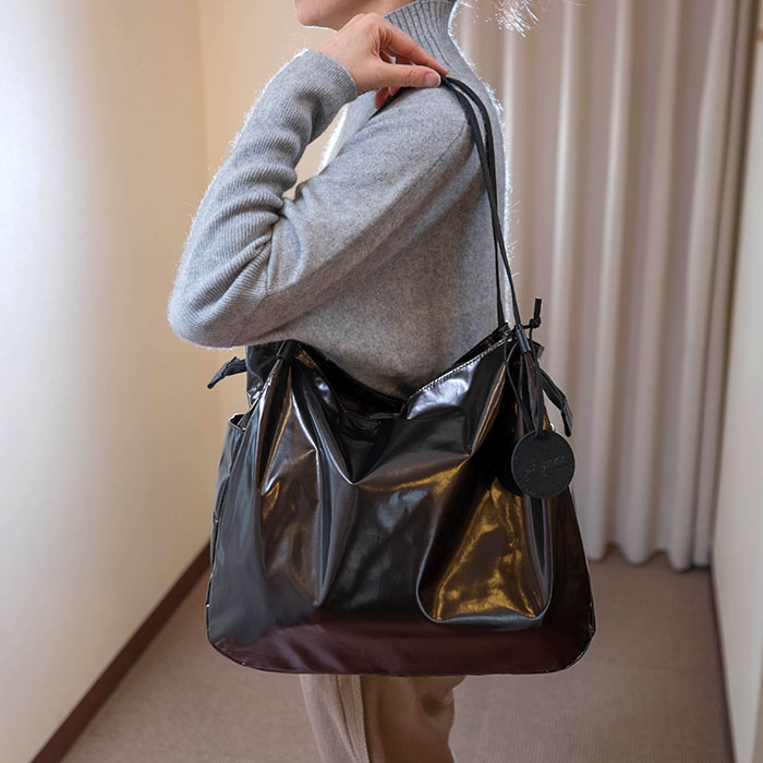 jack gomme(ジャックゴム) ナイロントートバッグ LEVANT #Moka | Lin jack gomme(ジャックゴム) ナイロントートバッグ LEVANT #Moka | Lin