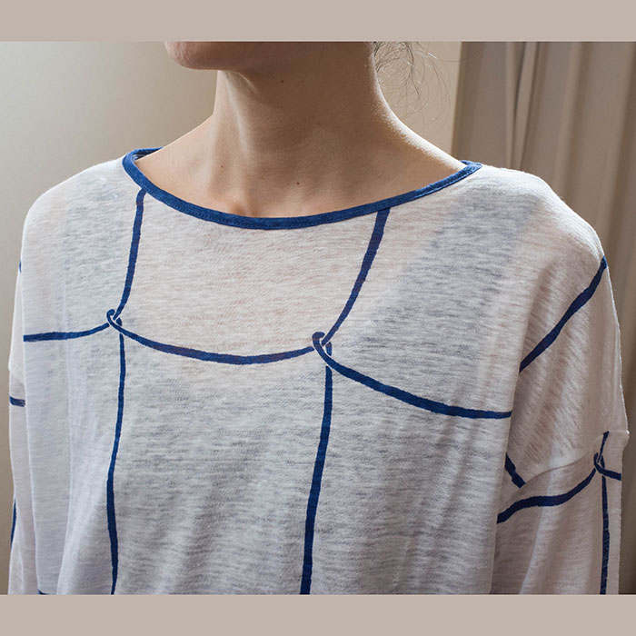 ミナペルホネン ribbon frameカットソー #white | Lin total