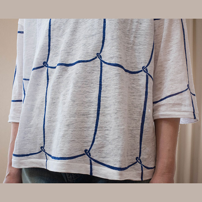 ミナペルホネン ribbon frameカットソー #white | Lin total
