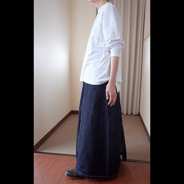 ミナペルホネン always デニムスカート #indigo | Lin total fashion