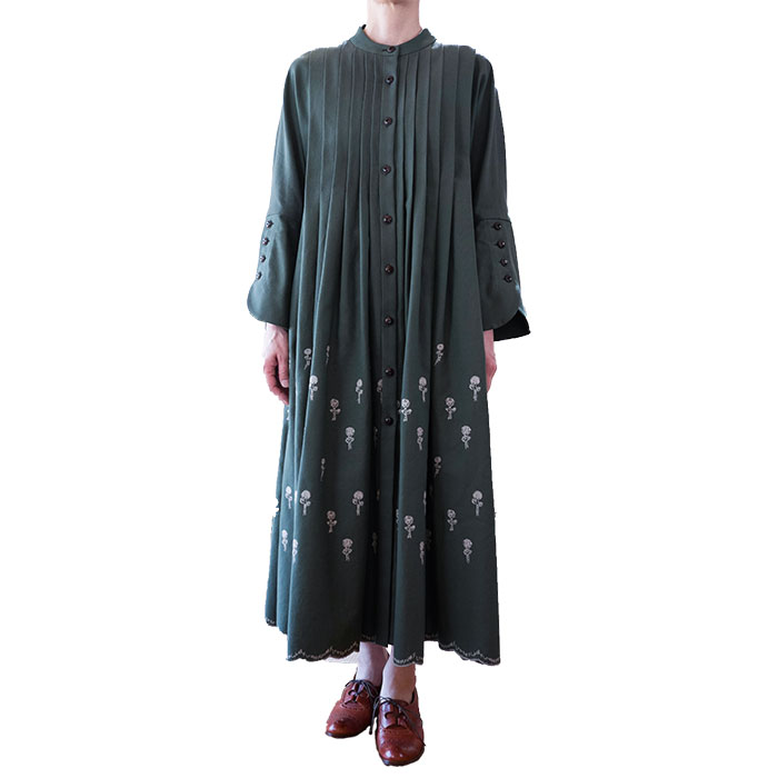 ミナペルホネンetude ワンピース#green | Lin total fashion place blog
