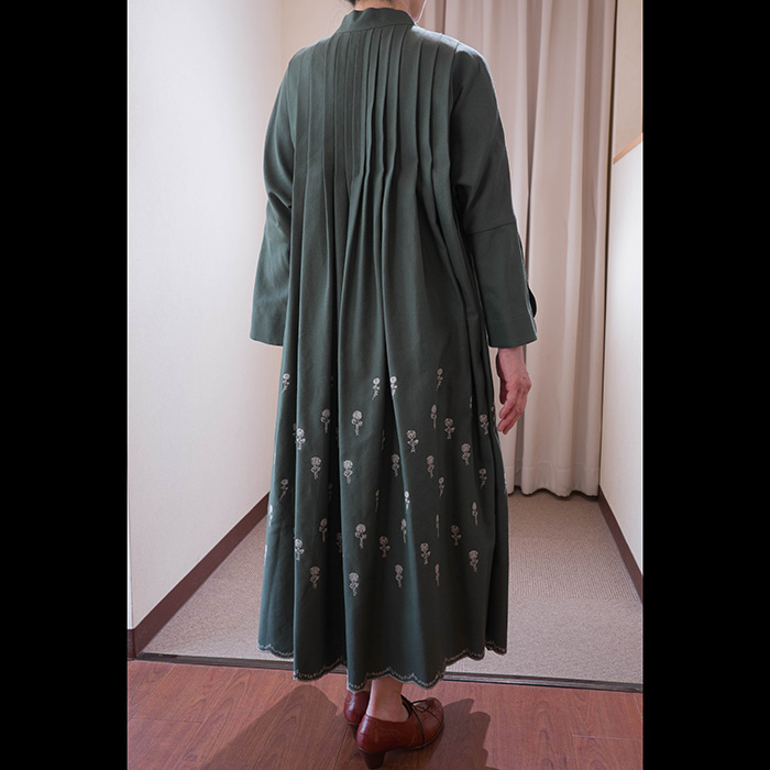 ミナペルホネンetude ワンピース#green | Lin total fashion place blog