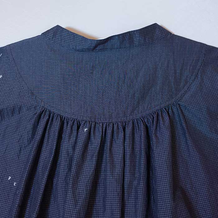 ミナペルホネン whisper ブラウス＃navy | Lin total fashion
