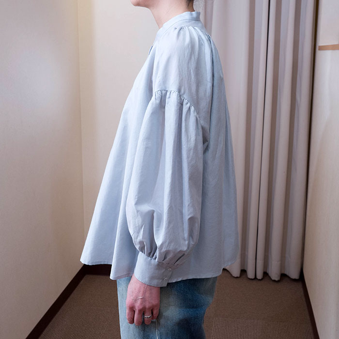 ミナペルホネンsokeriブラウス #light blue | Lin total fashion place