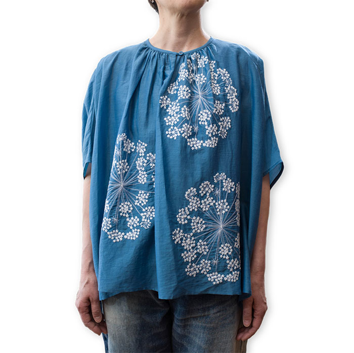 STASTNY SU シュチャストニースー　cosmo　コスモブラウス STASTNY SU [シュチャストニースー] COSMO ブラウス #ブルー