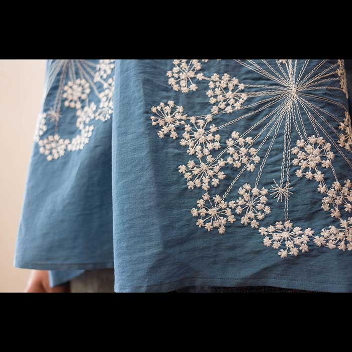 STASTNY SU [シュチャストニースー] COSMO ブラウス #ブルー