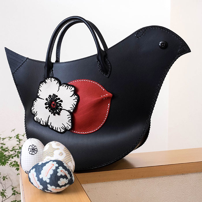 ミナペルホネン tori bag トリバッグ #navy | Lin total fashion place
