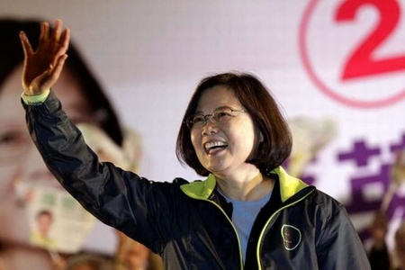 民進党の蔡英文氏