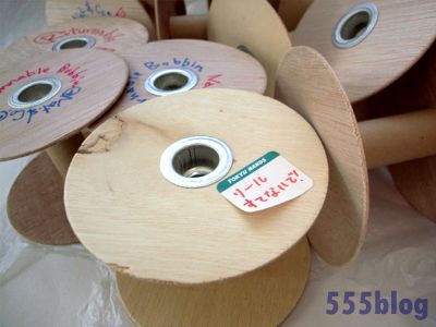 ホロホロ日記 555nat.com returnable bobbin リターナブルボビン リフレクトコード 東急ハンズ渋谷店B1A素材売場