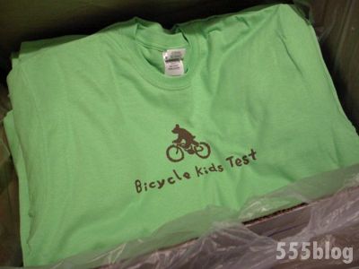 ホロホロ日記 555nat.com 自転車キッズ検定 スタッフTシャツ(リピート生産) 2016