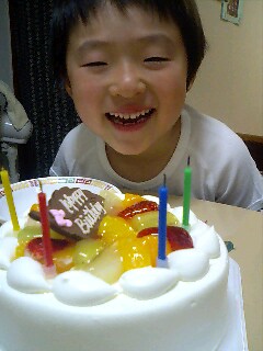 誕生日、ケーキ