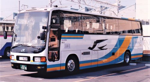 JRバス東北 三菱ふそう 旧エアロクィーンMS729 「ラフォーレ