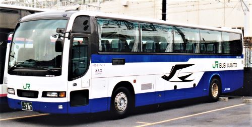 JRバス東北 日産UD スペースアロー ハイデッカー 「代行車