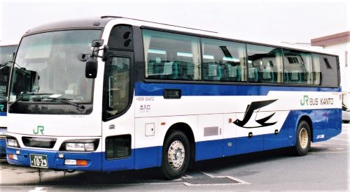 JRバス東北 日産UD　スペースアロー　ハイデッカー　「代行車」 JRバス東北 日産UD スペースアロー ハイデッカー 「代行車」