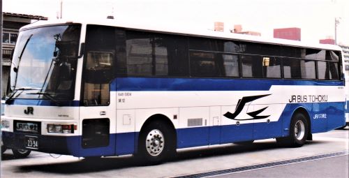 【楽ギフ_のし宛書】 JRバス東北 日産3軸車 貸切運用車（日産ディーゼルスペース 自動車