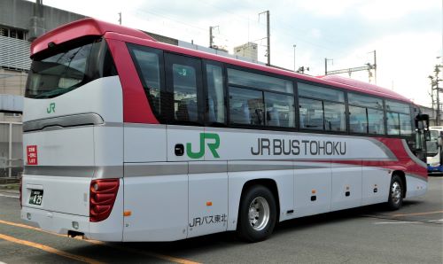 JRバス東北 　日野セレガ　ハイデッカー　貸切車 2024.12.29 中央交通バス 4970［中央交通］ 日野 セレガ