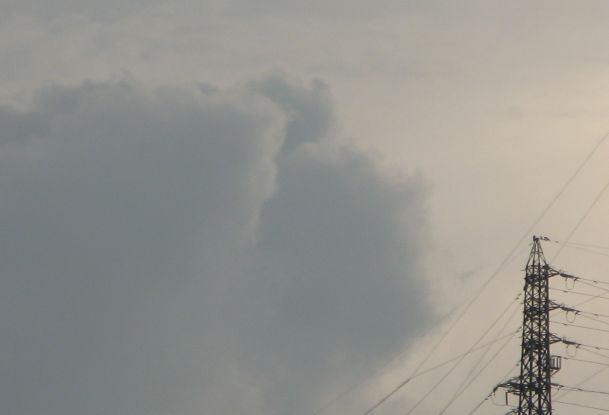 もう少ししたらここからも夕焼けが見えるかな