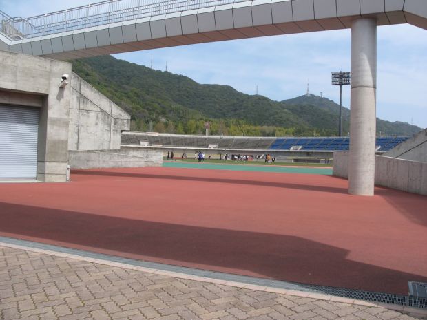ここは陸上競技場