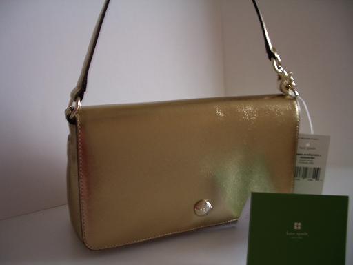 【ケイトスペード】 KATE SPADE 人気色ゴールド×ピンク 小型バッグ