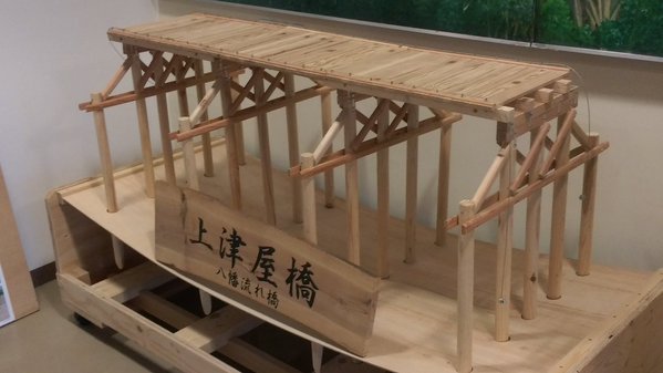 流れ橋模型