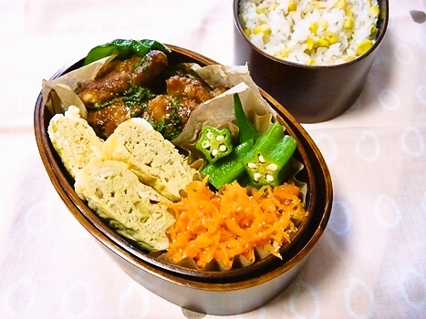 鶏のしそ味噌焼き