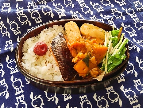 かぼちゃのそぼろ煮 弁当