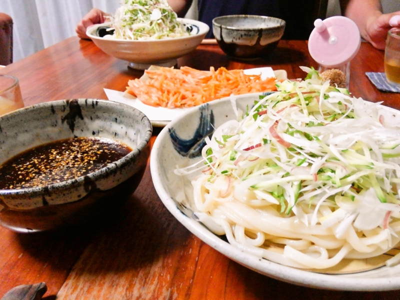 すったてうどん 献立