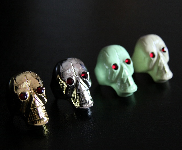 AMBUSH SKULL AMB BONES RING