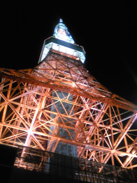 夜の東京タワー