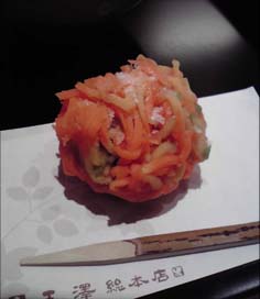 2009年秋の生菓子「晩秋」