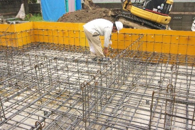 保障会社の配筋検査