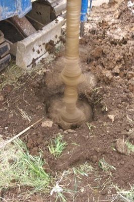 地盤改良工事ドリル先端