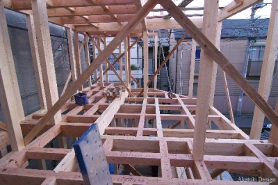 建て方中