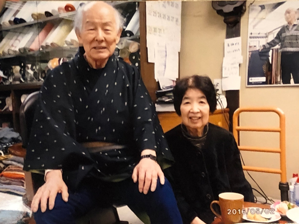 白井夫妻の写真お祭り