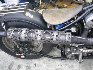 ワンオフヒートガード取り付け