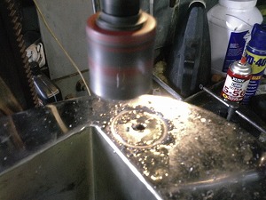 ホールソー加工