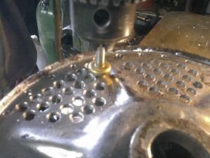 面取り作業