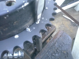 リベット頭打ち