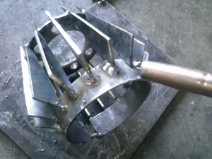 半自動溶接作業画像