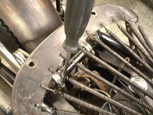 シート上から作業