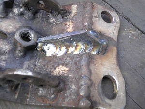 フィルターステー補強加工