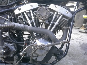 ショベルヘッドビッグツインエンジン