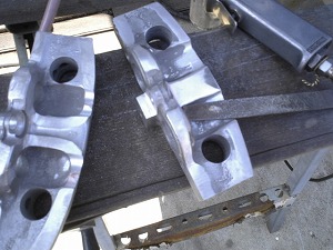 平ヤスリ掛け作業