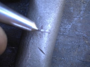ポンチング失敗