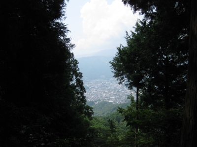 頂上からの尾鷲